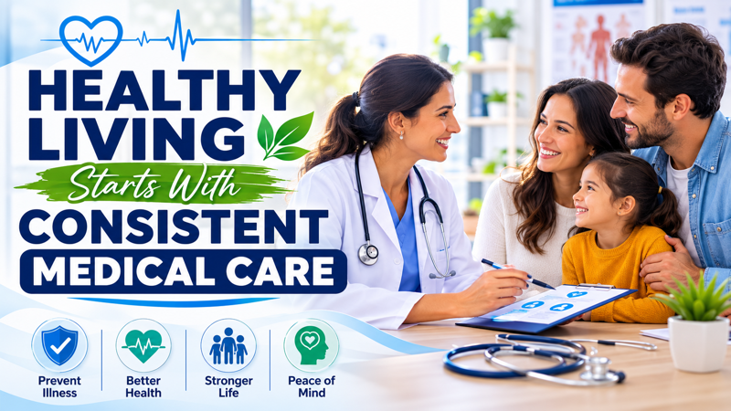 Healthy Living Starts With Consistent Medical Care 1 Consistent Medical Care